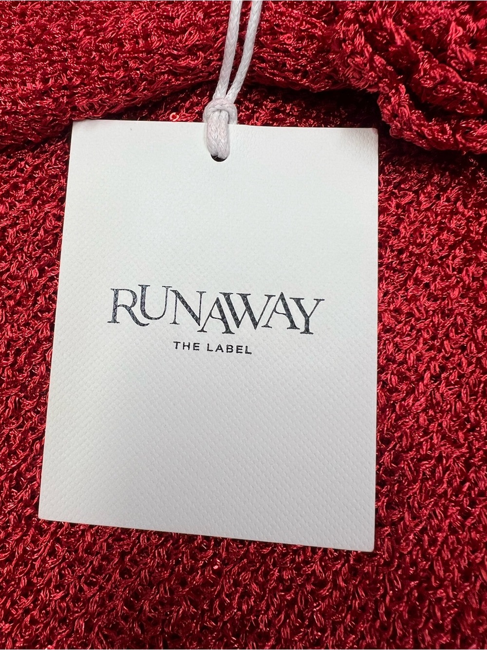 Runaway The Label Silvia Maxi Dress in Red Size Medium NWT Resortwear Evening - Picture 10 of 16